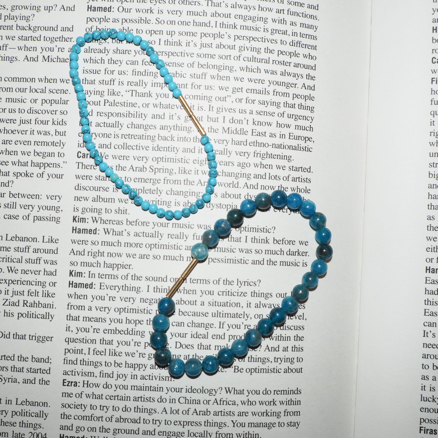 Blue Apatite Bracelet