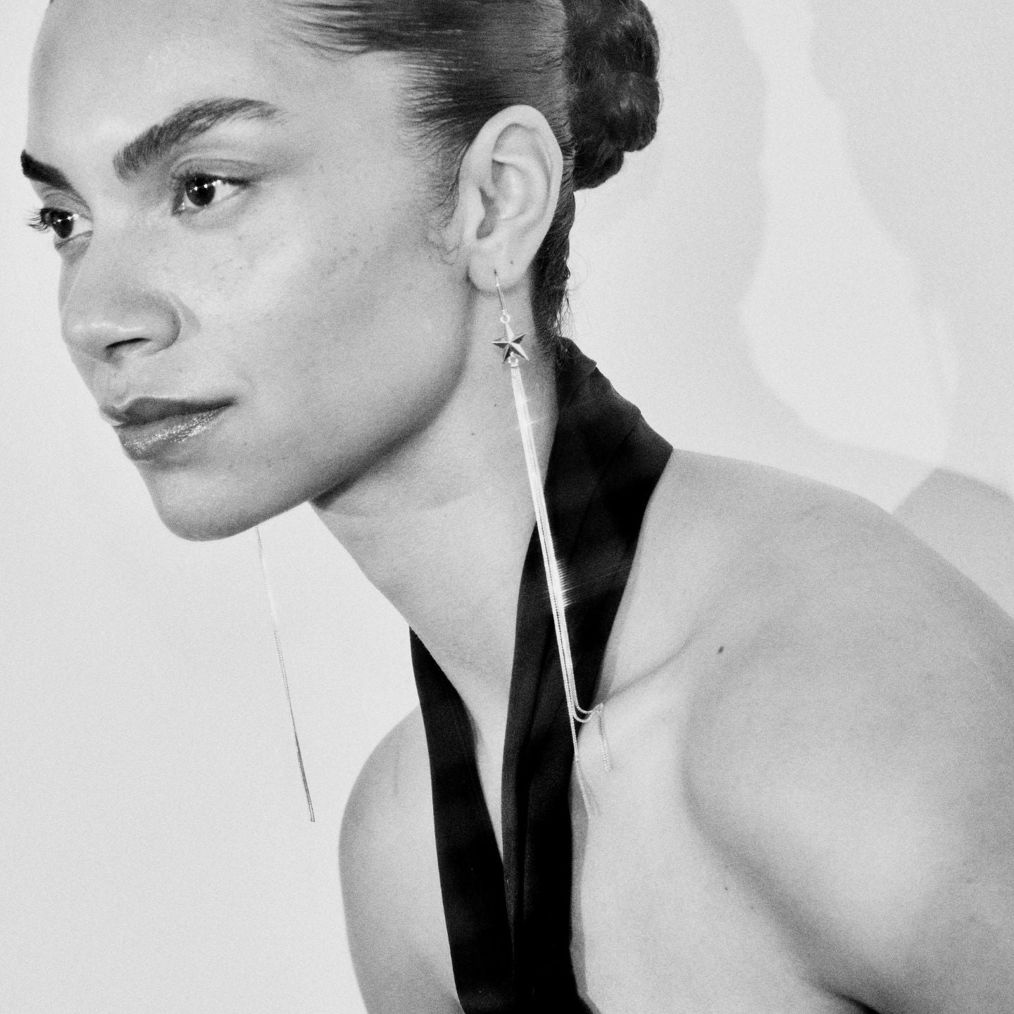 Night Star Chain Earring