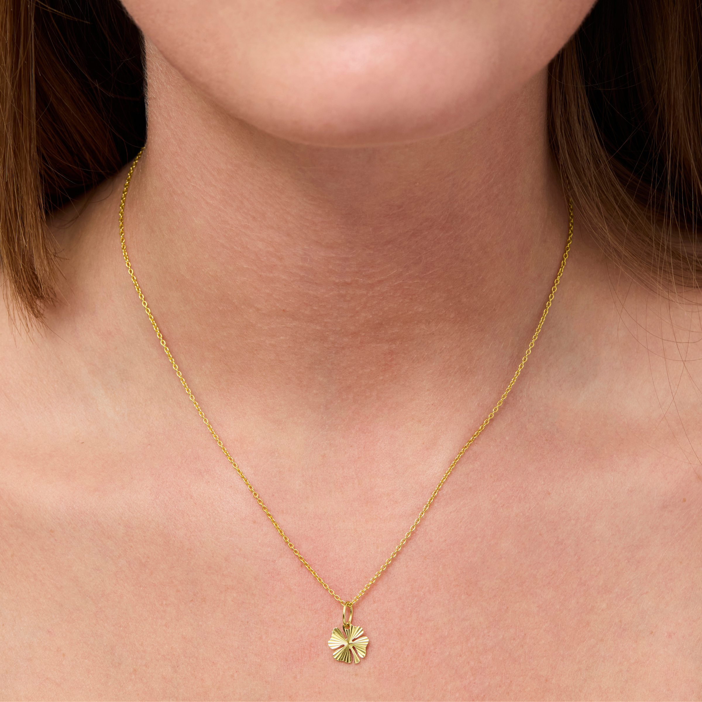 Reflection Clover Pendant