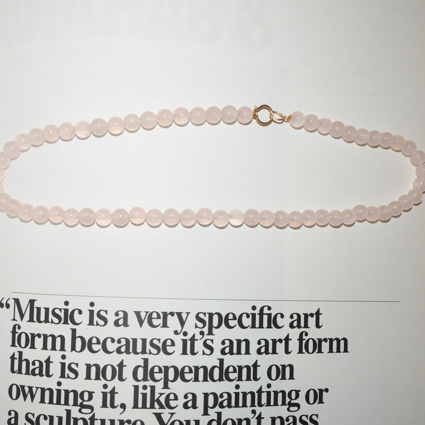 Rosa quartz Necklace