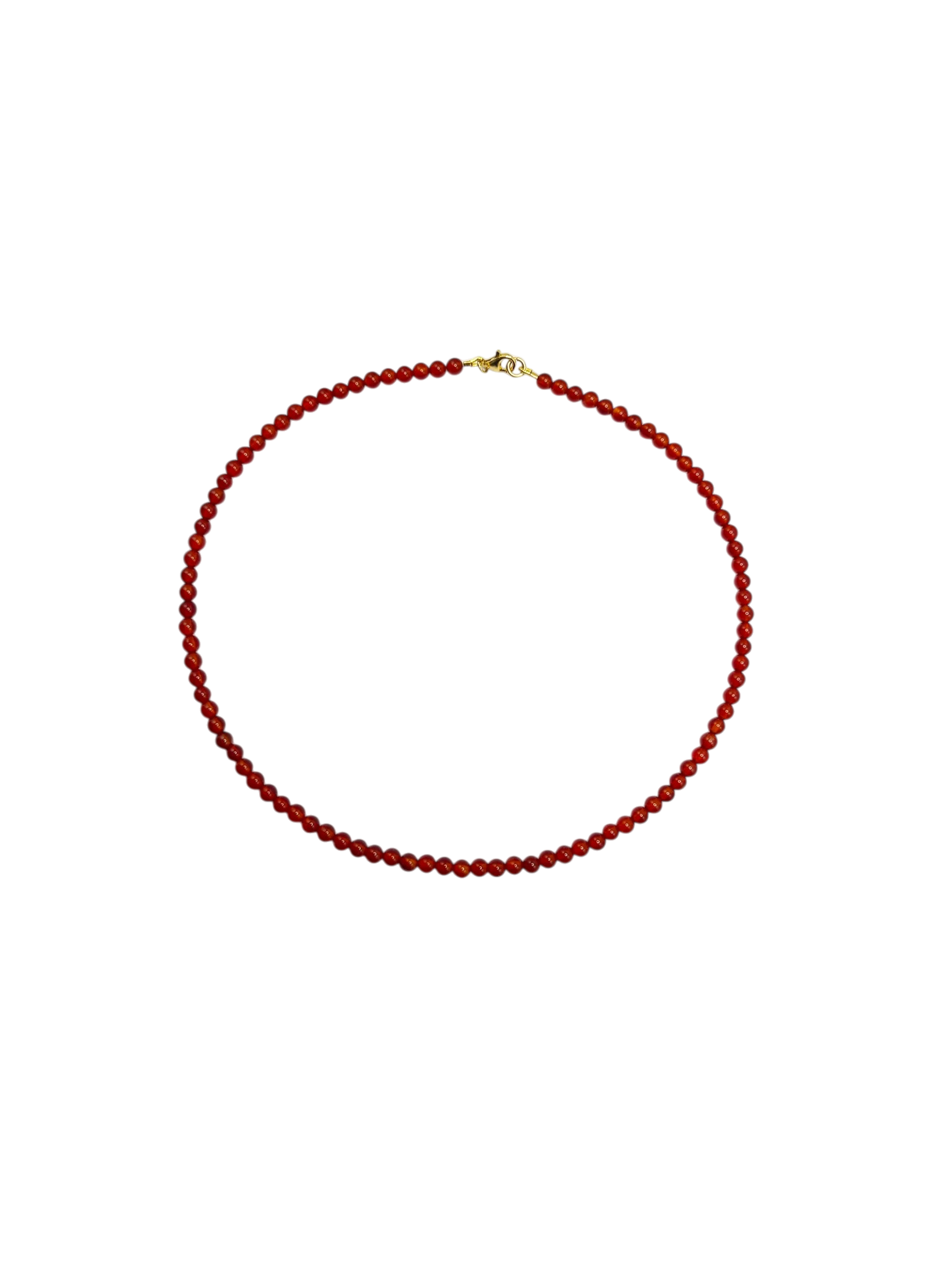 Bead necklace Carnelian