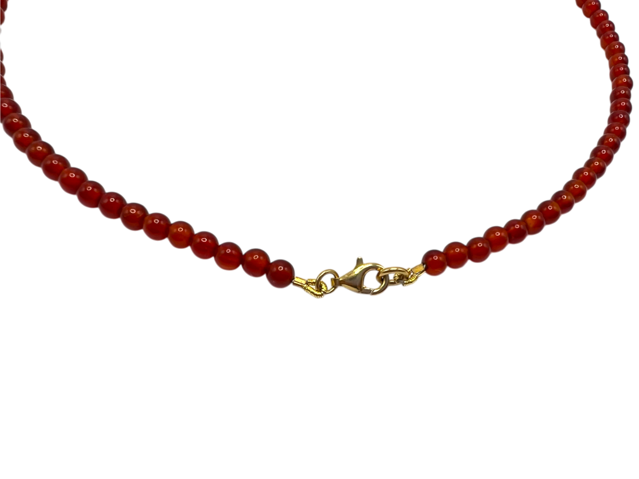 Bead necklace Carnelian