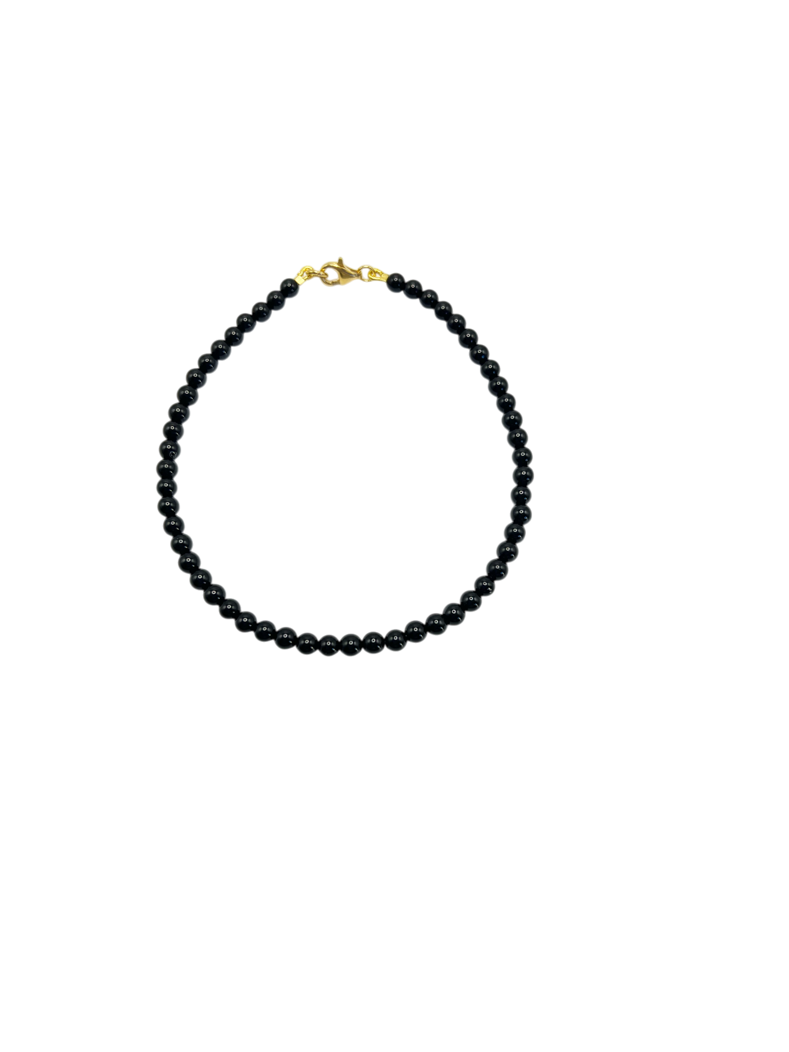 Bead Anklet Onyx