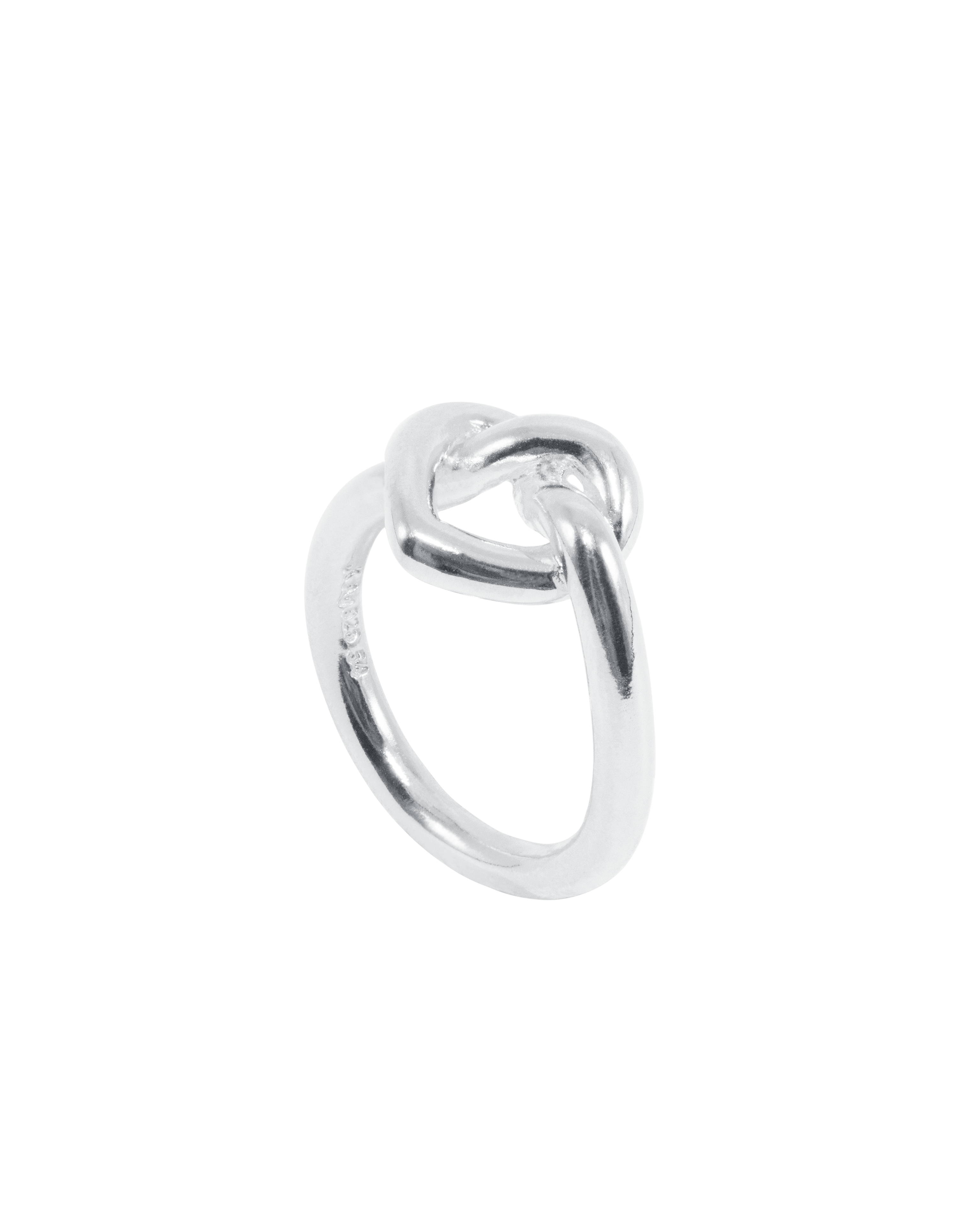 Big Tied Heart Ring