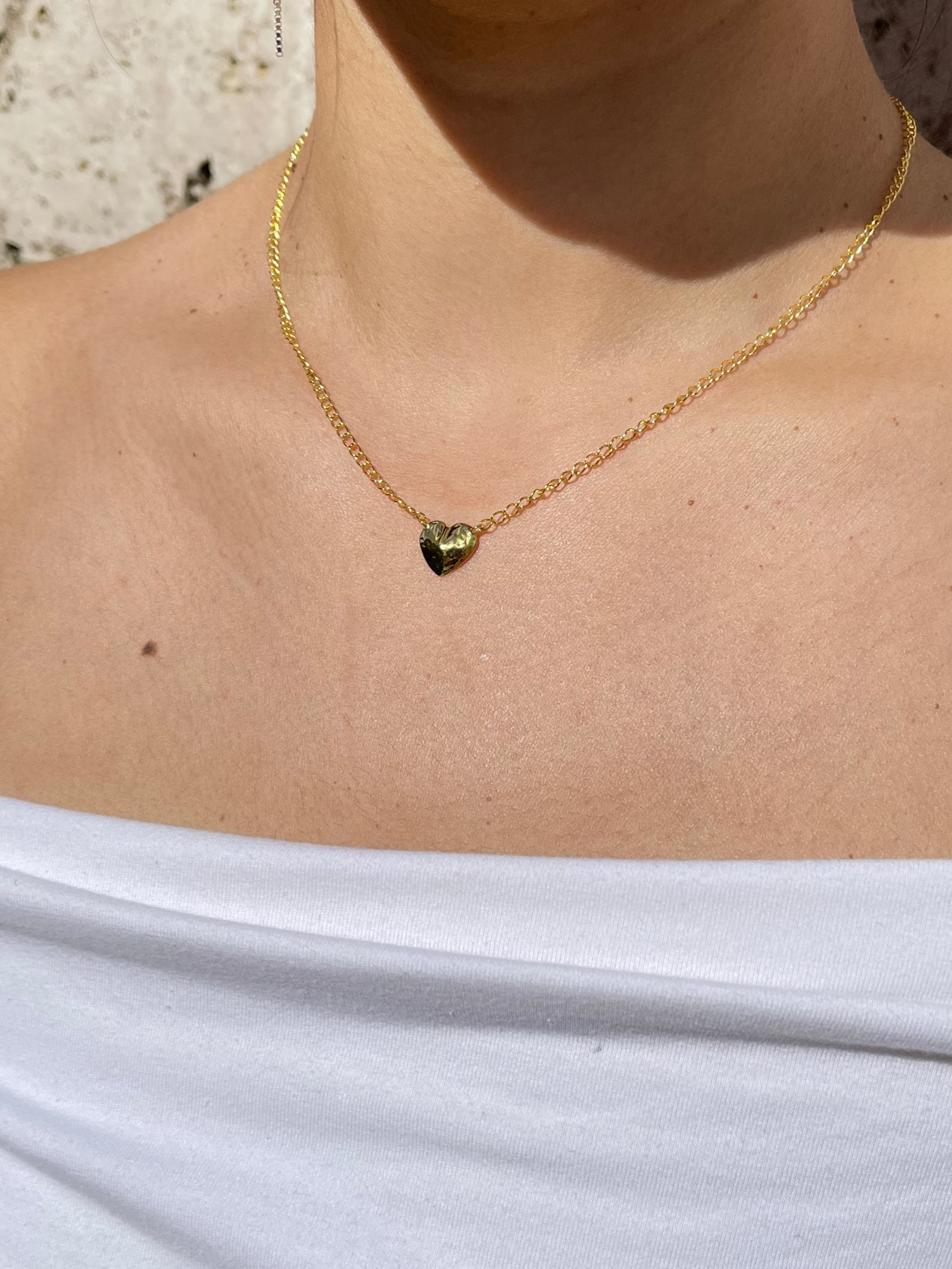 Bruised Heart Necklace