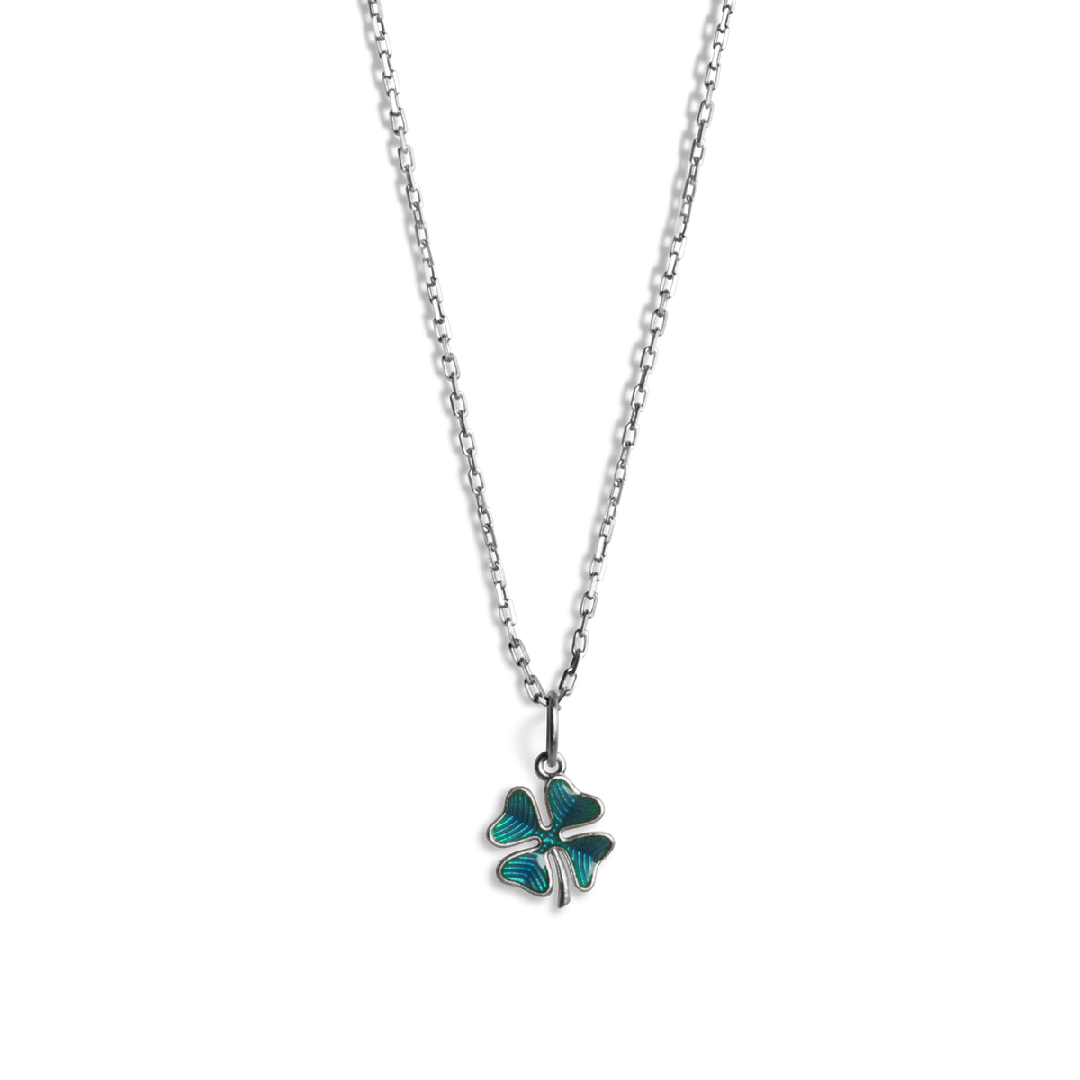 Four-Leaf Clover Pendat with Enamel