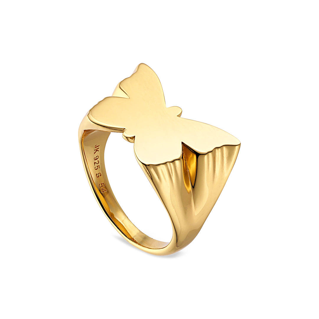 Butterfly Signet ring