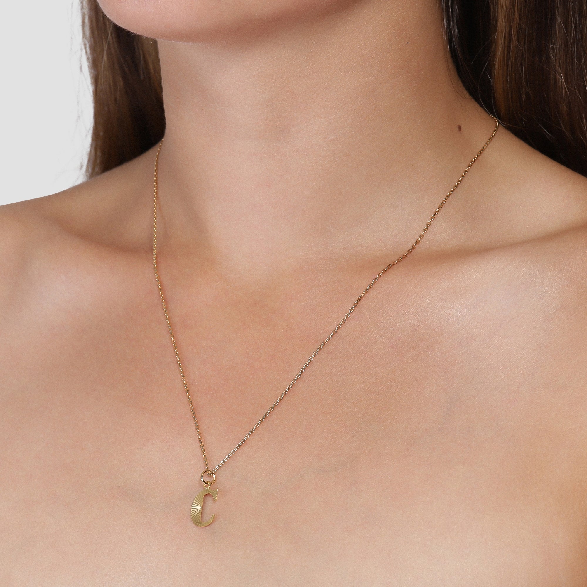 Reflection Letter pendant