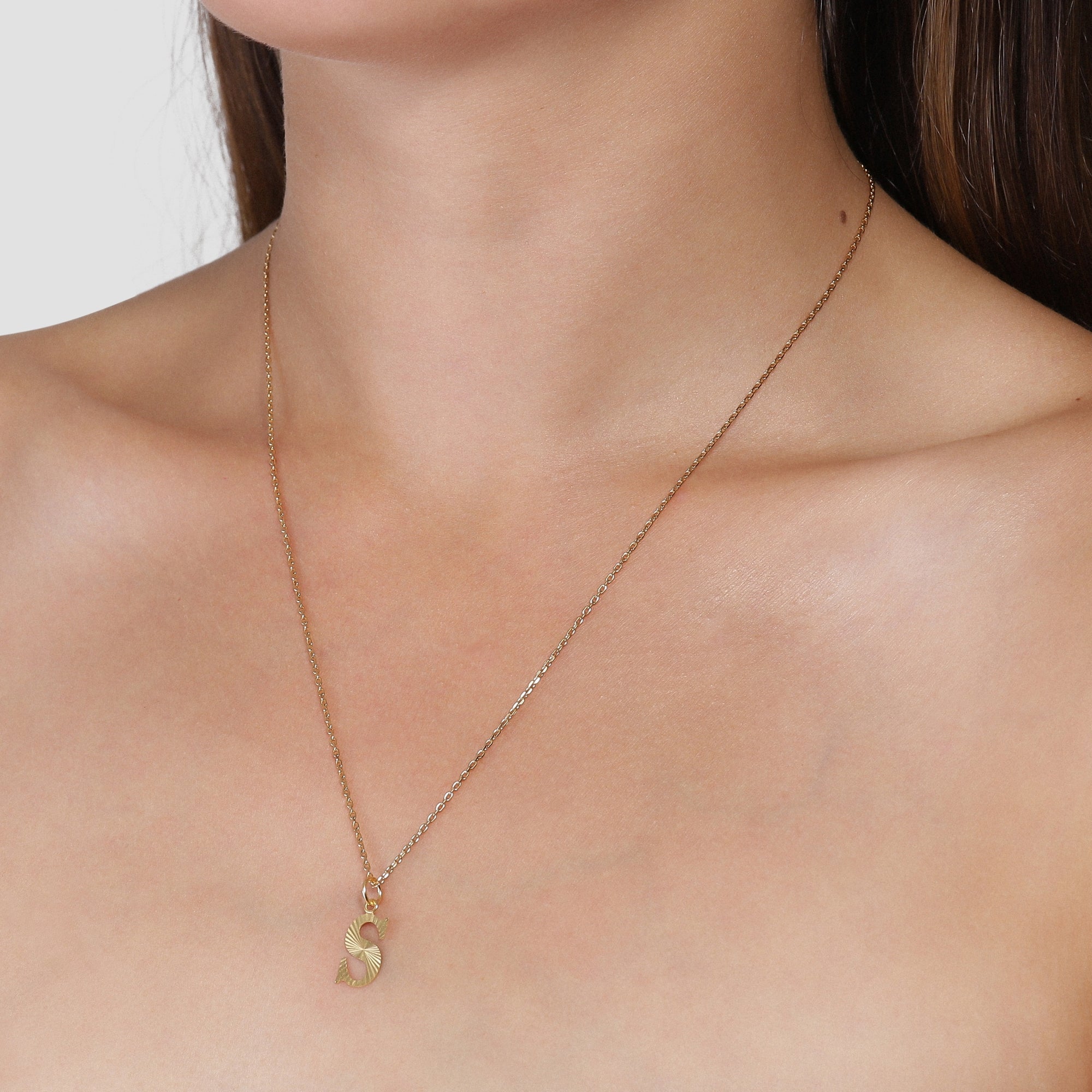 Reflection Letter pendant