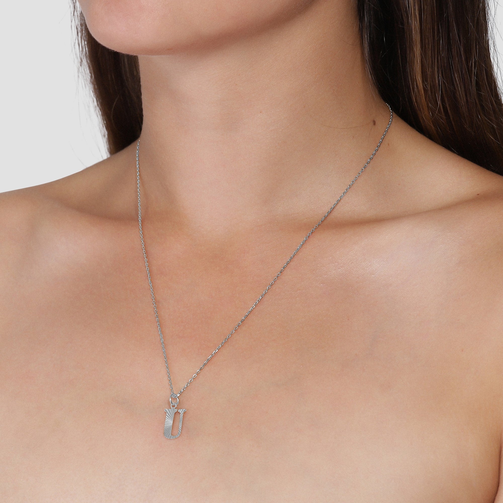 Reflection Letter pendant