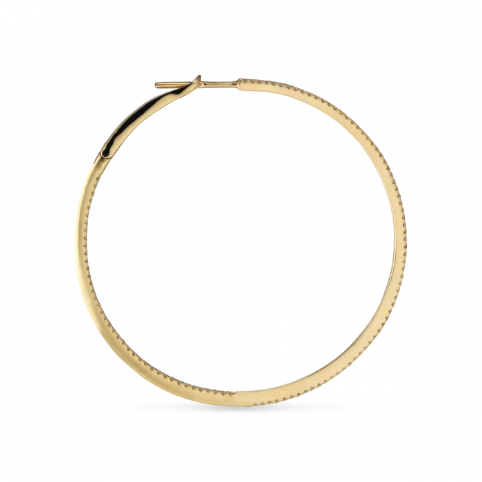 Diamond Hoops LARGE Ø 44,5 mm