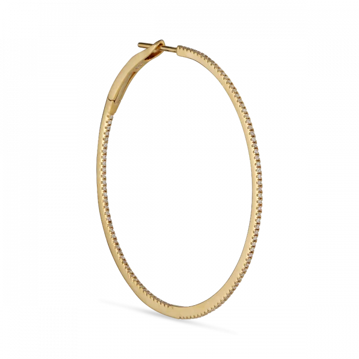 Diamond Hoops LARGE Ø 44,5 mm