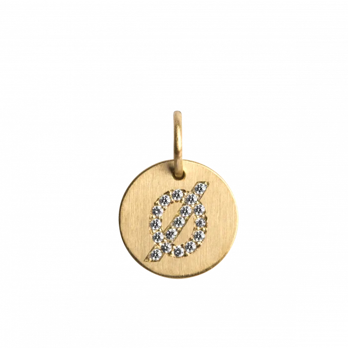 Lovetag Pendant with Diamonds Ø