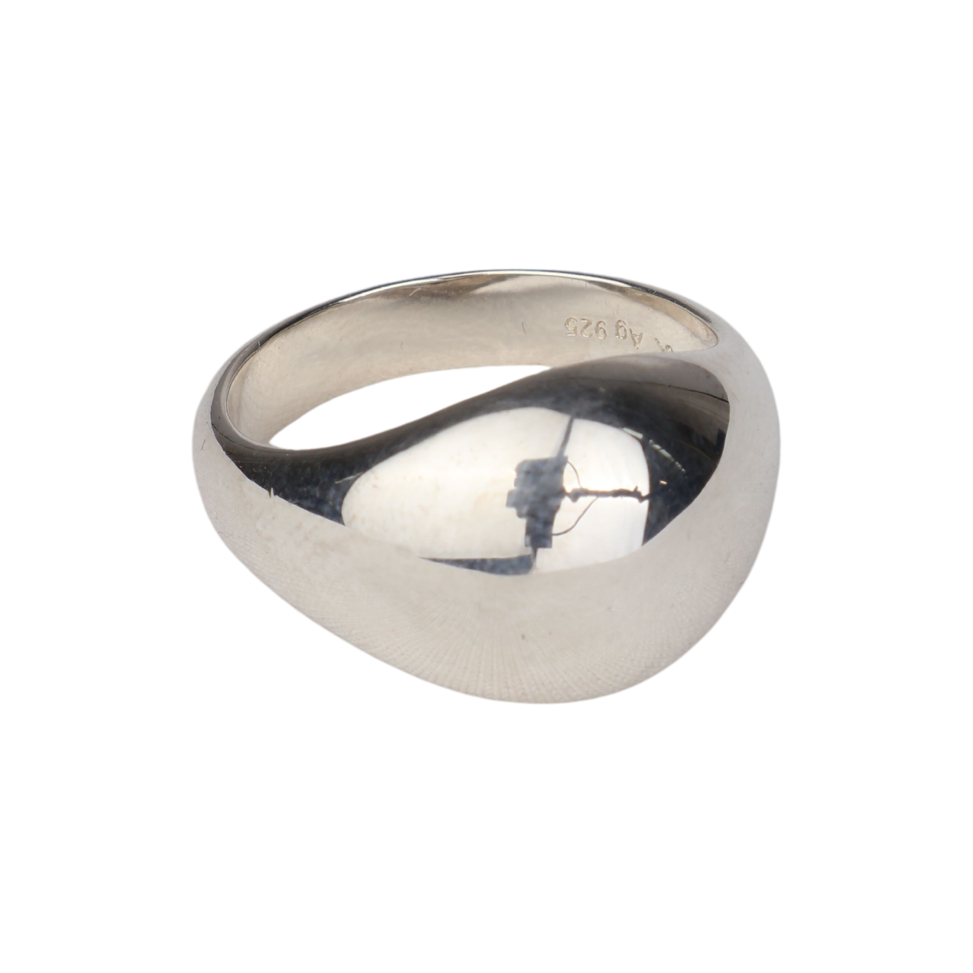Preloved Atomic Dome Signet Ring