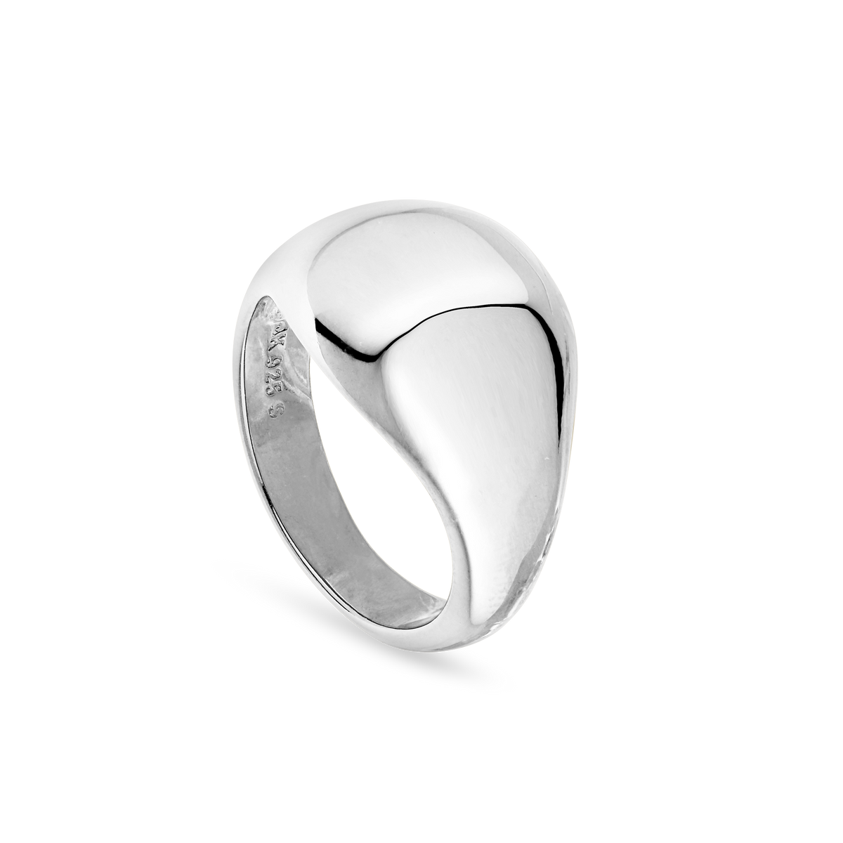 Preloved Atomic Dome Signet Ring