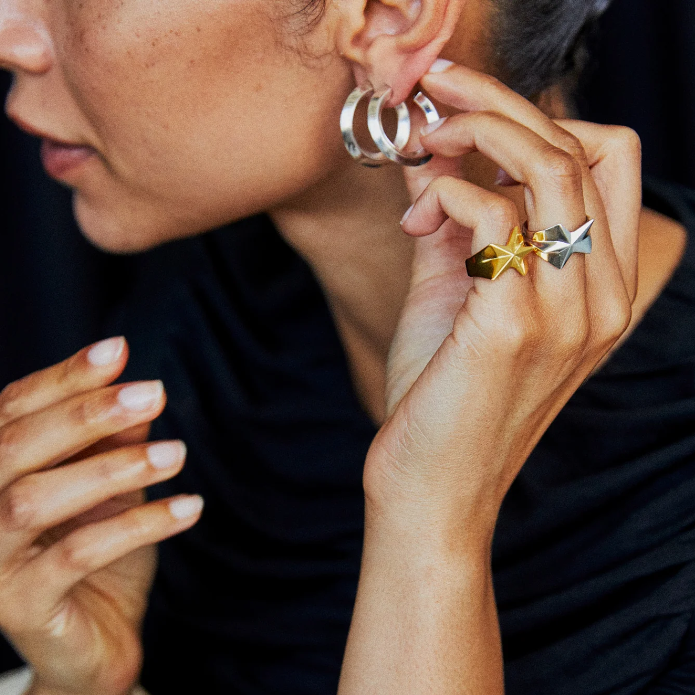 Chunky Night Magic Hoop