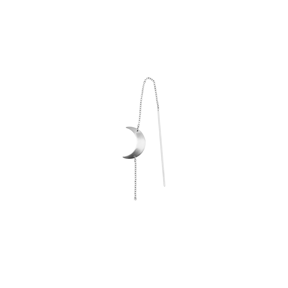 Big Half Moon chain earring