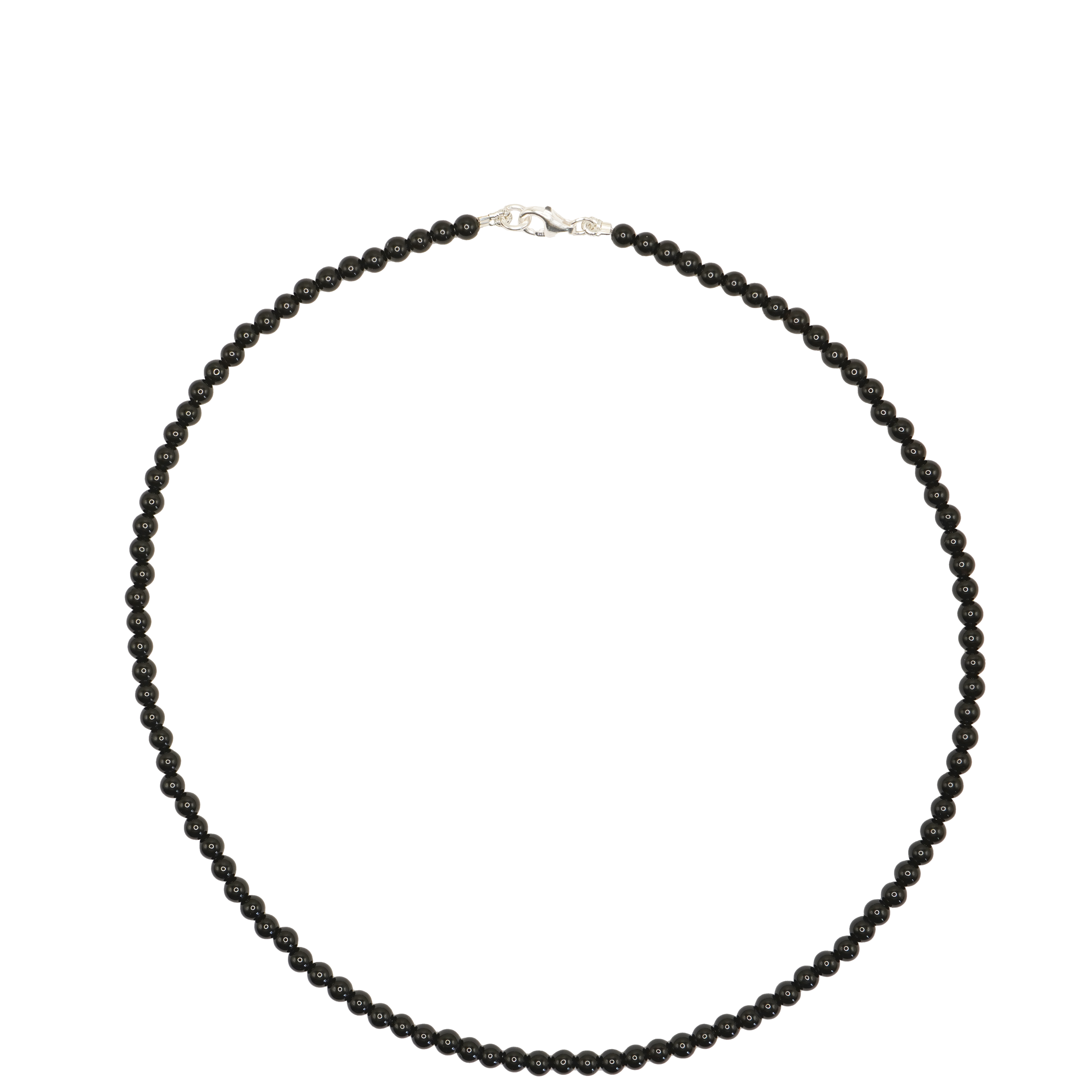 Bead necklace Onyx
