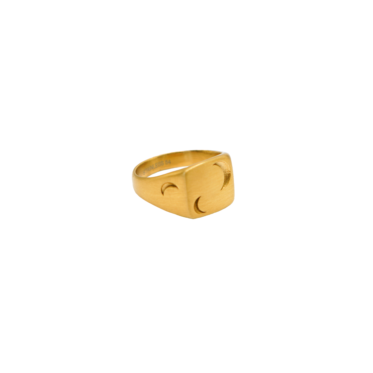 Half Moon Signet Ring