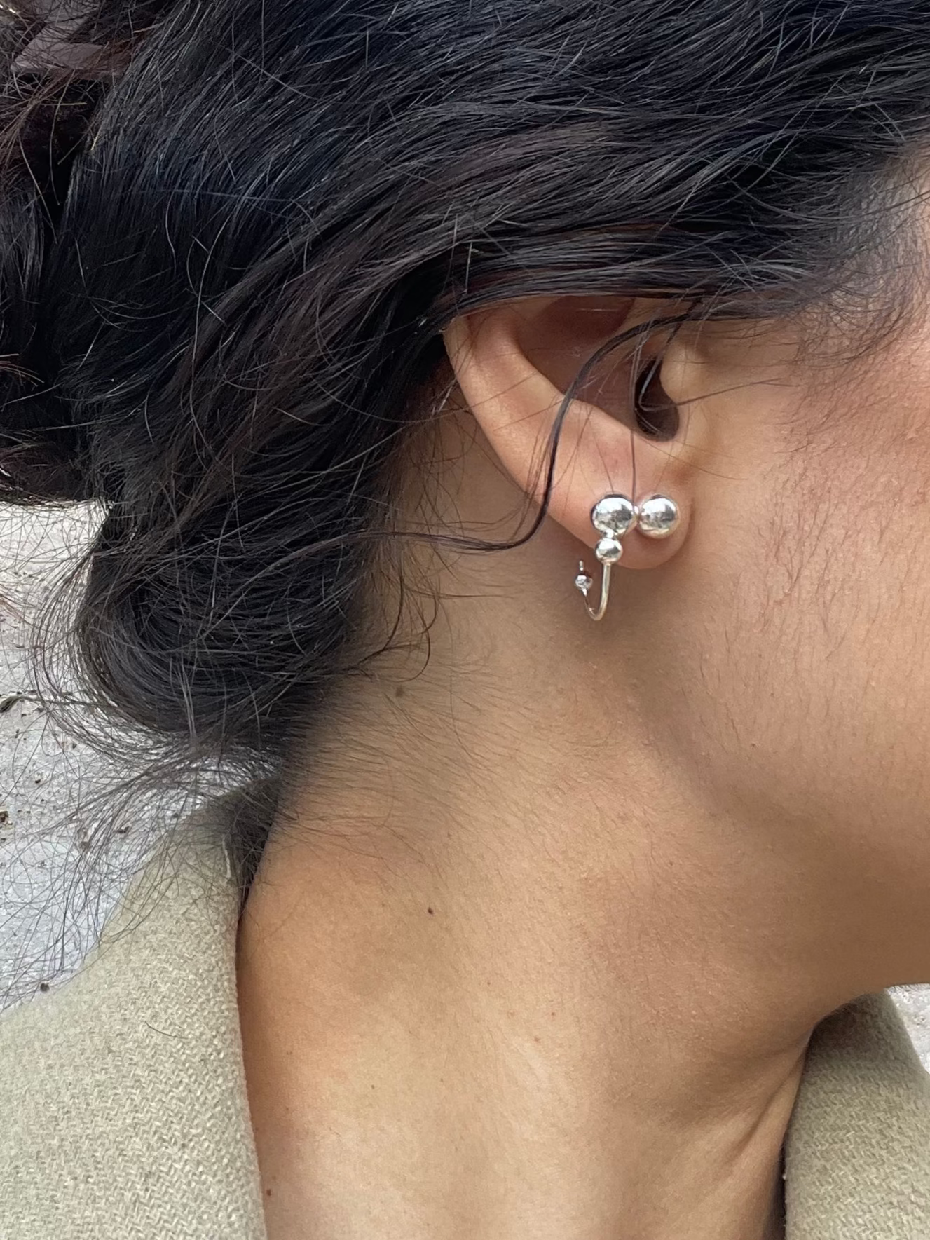 Atomic Twist Earring